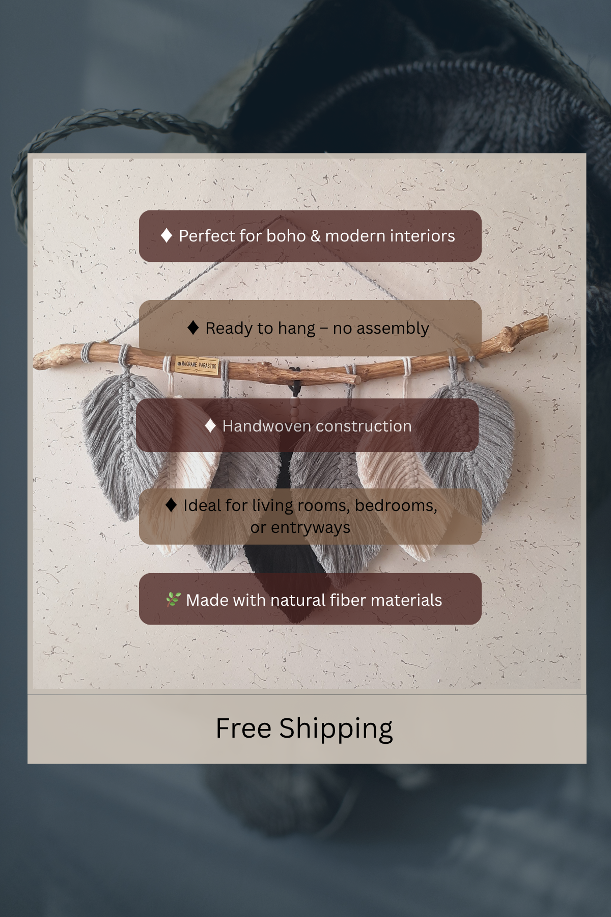 Colorful Macrame Wall Hanging