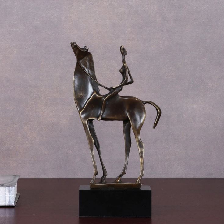 Abstract Horse Sculpture