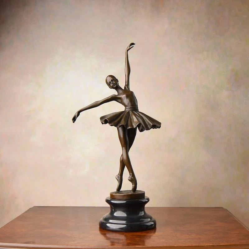 Ballerina Bronze Figurine