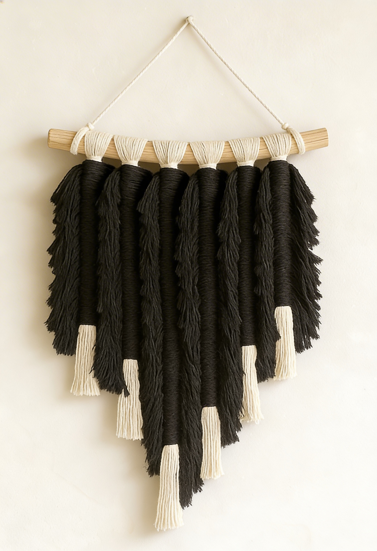 Black Macrame Wall Hanging