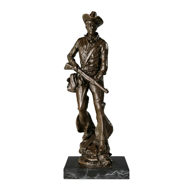 Bronze Cowboy Sculpture