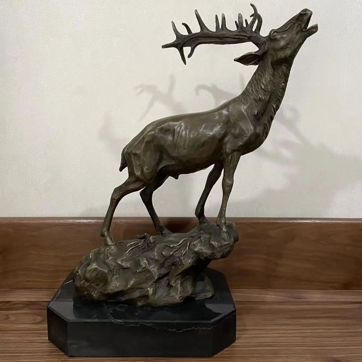 Bronze Elk Sculpture