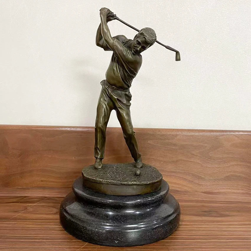 Bronze Golf Sculpture