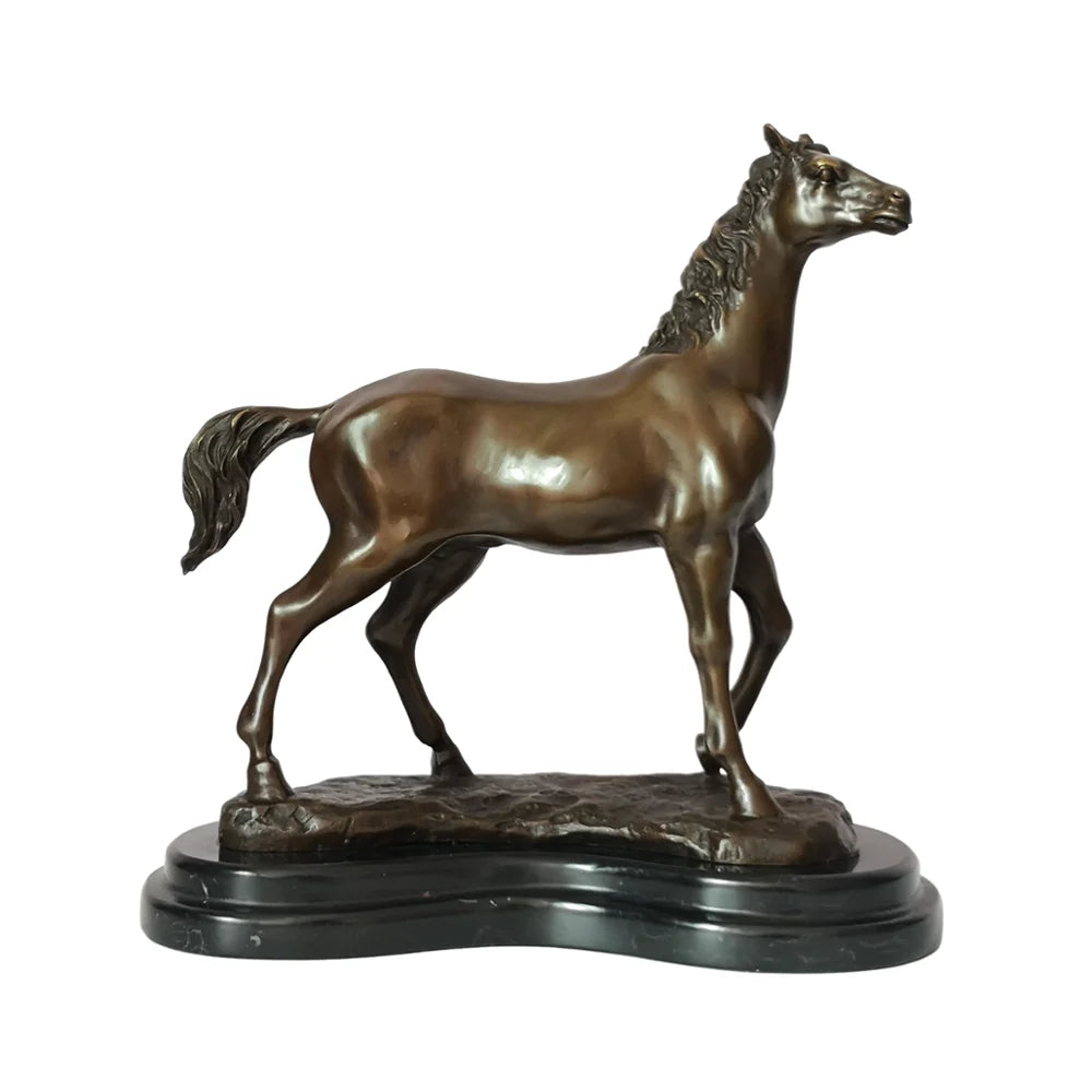 Bronze Horse Figurine