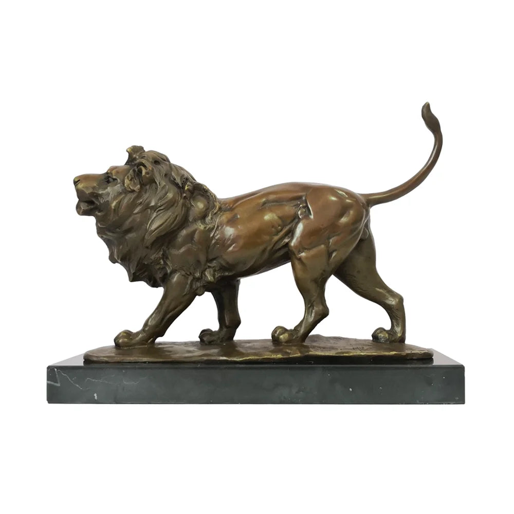 Bronze Lion Sculpture