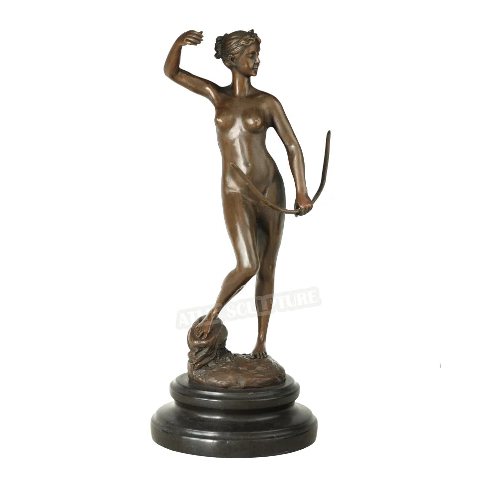 Bronze Statue Lady