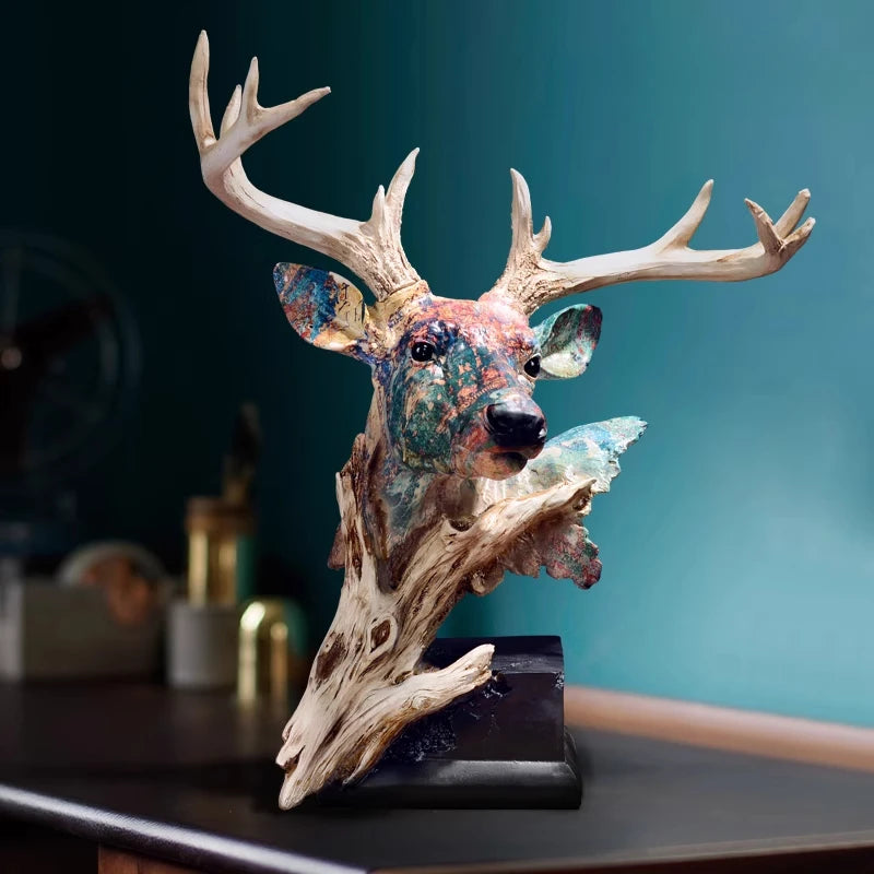 Deer Head Sculpture