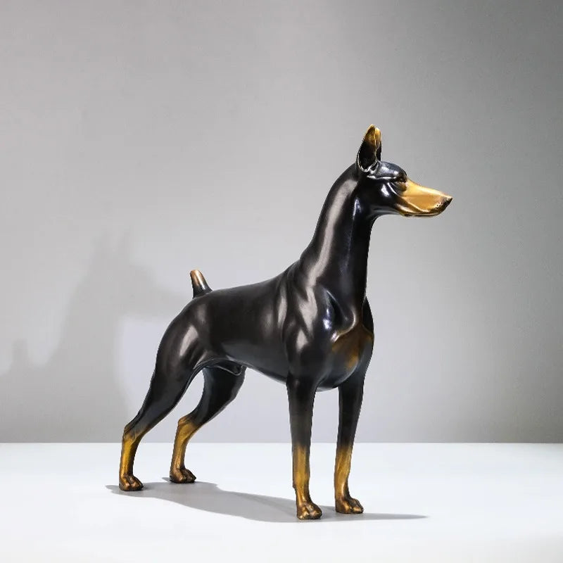 Doberman Statue