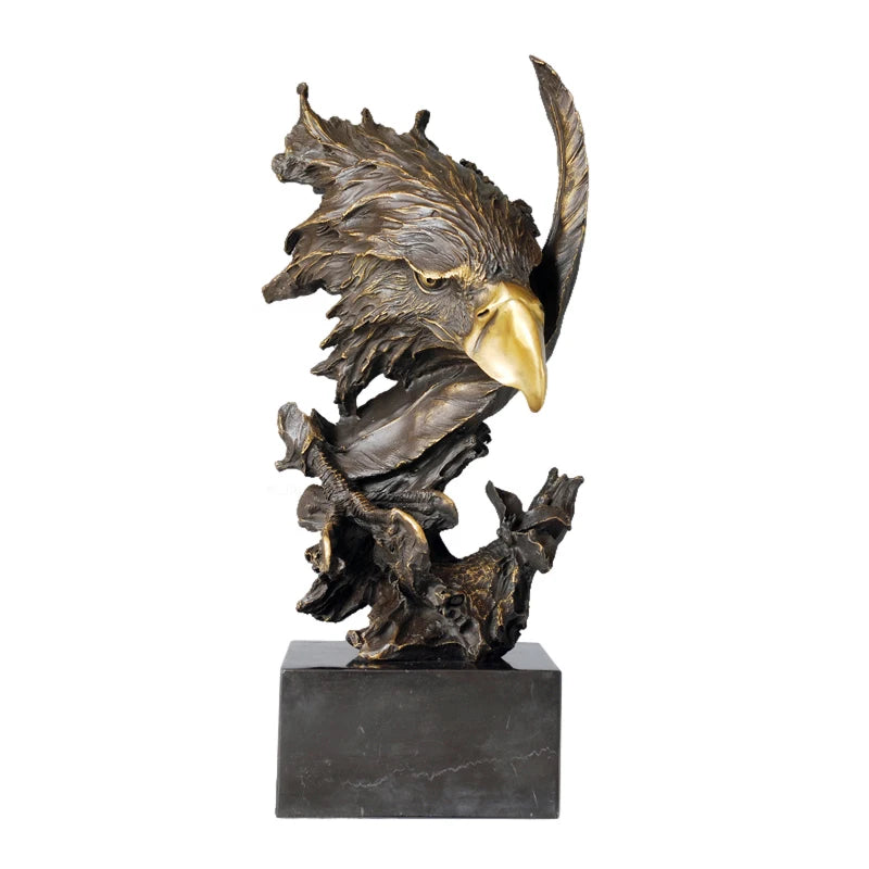 Eagle Head Sculpture