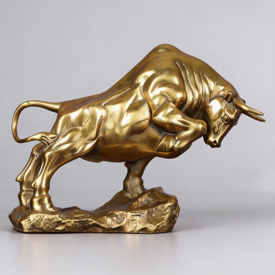 Gold Bronze Sculpture