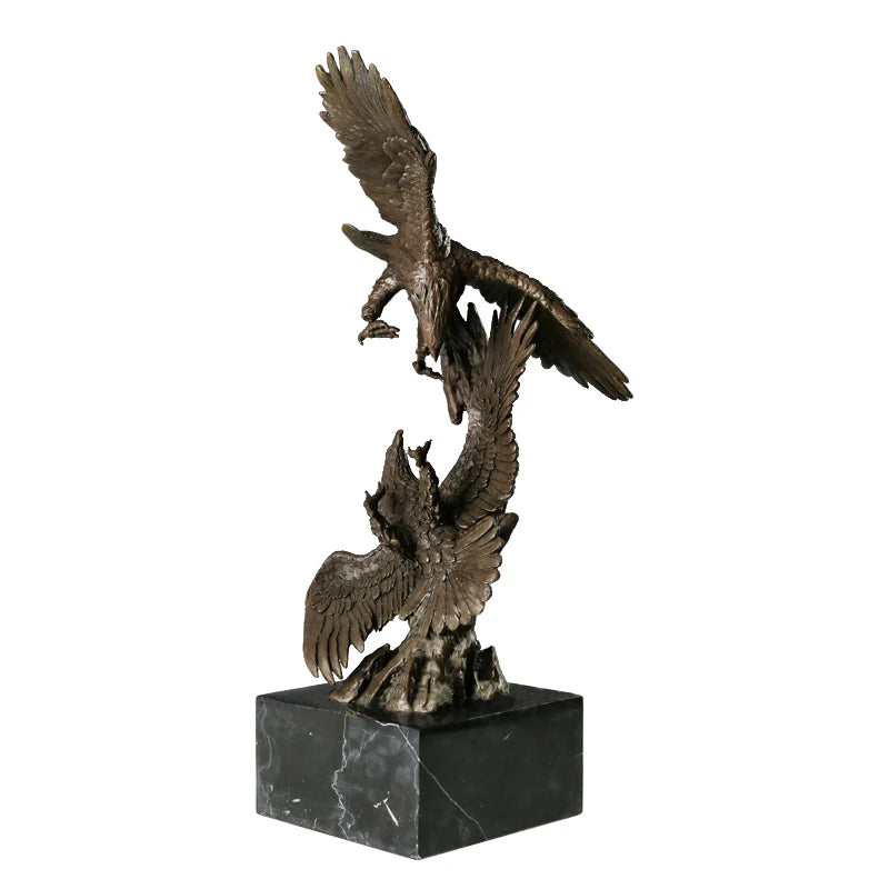 Fighting Eagles Sculpture