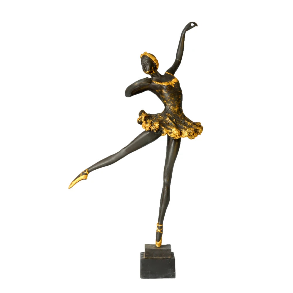 Large Bronze Ballerina Statue