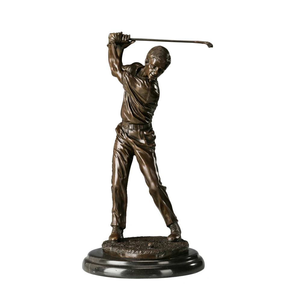 Male Golfer Statue