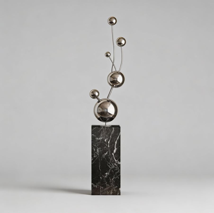 Metal Sphere Sculpture