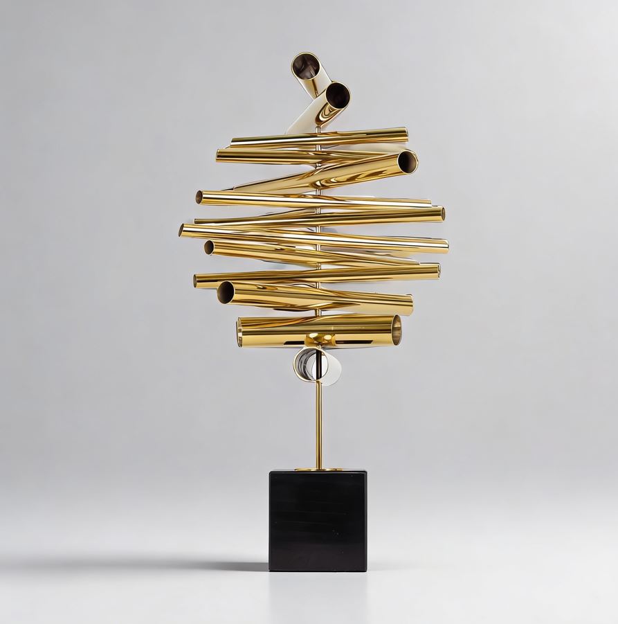 Metal Tube Sculpture