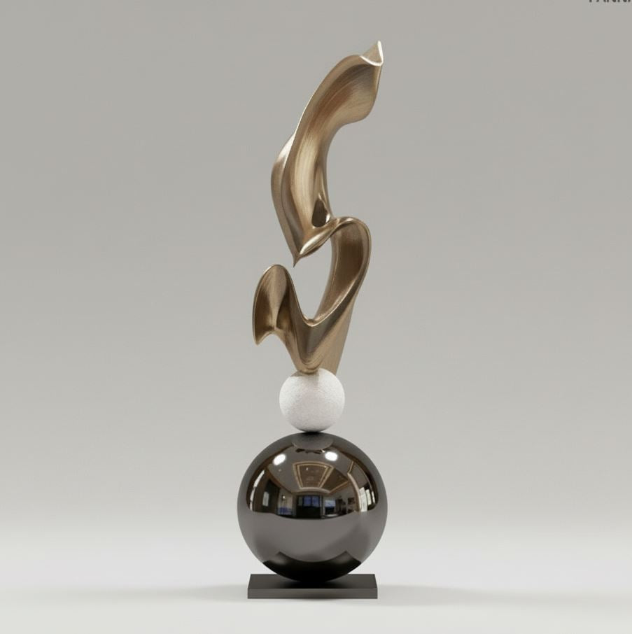 Modern Geometric Sculpture