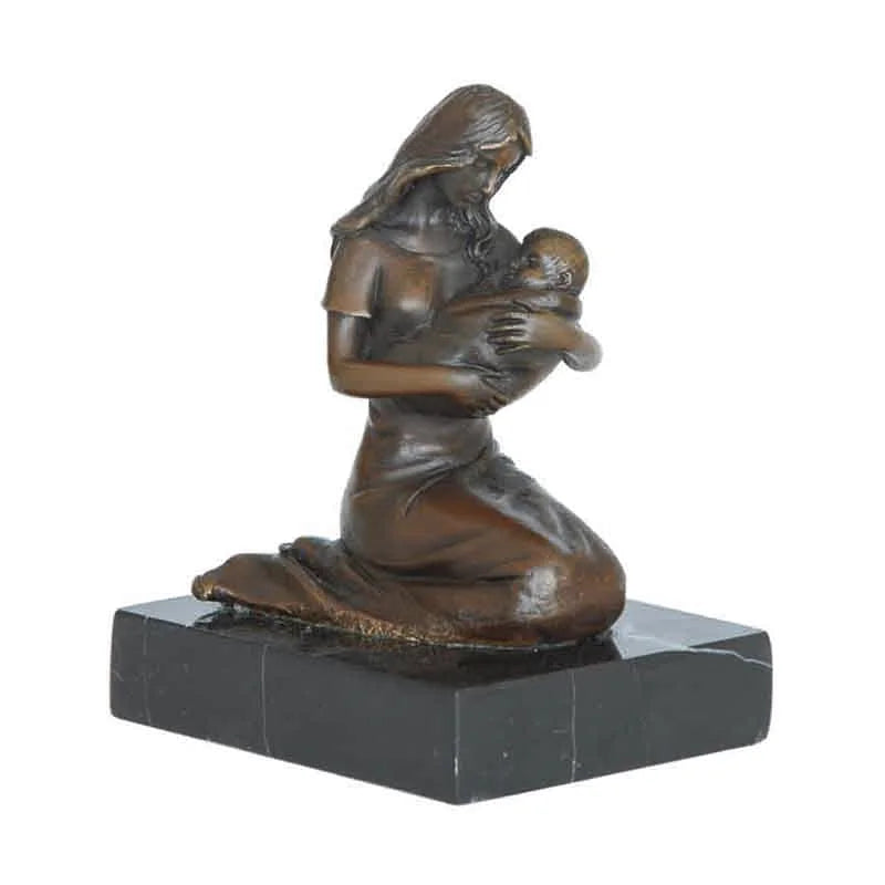 Mother And Baby Bronze