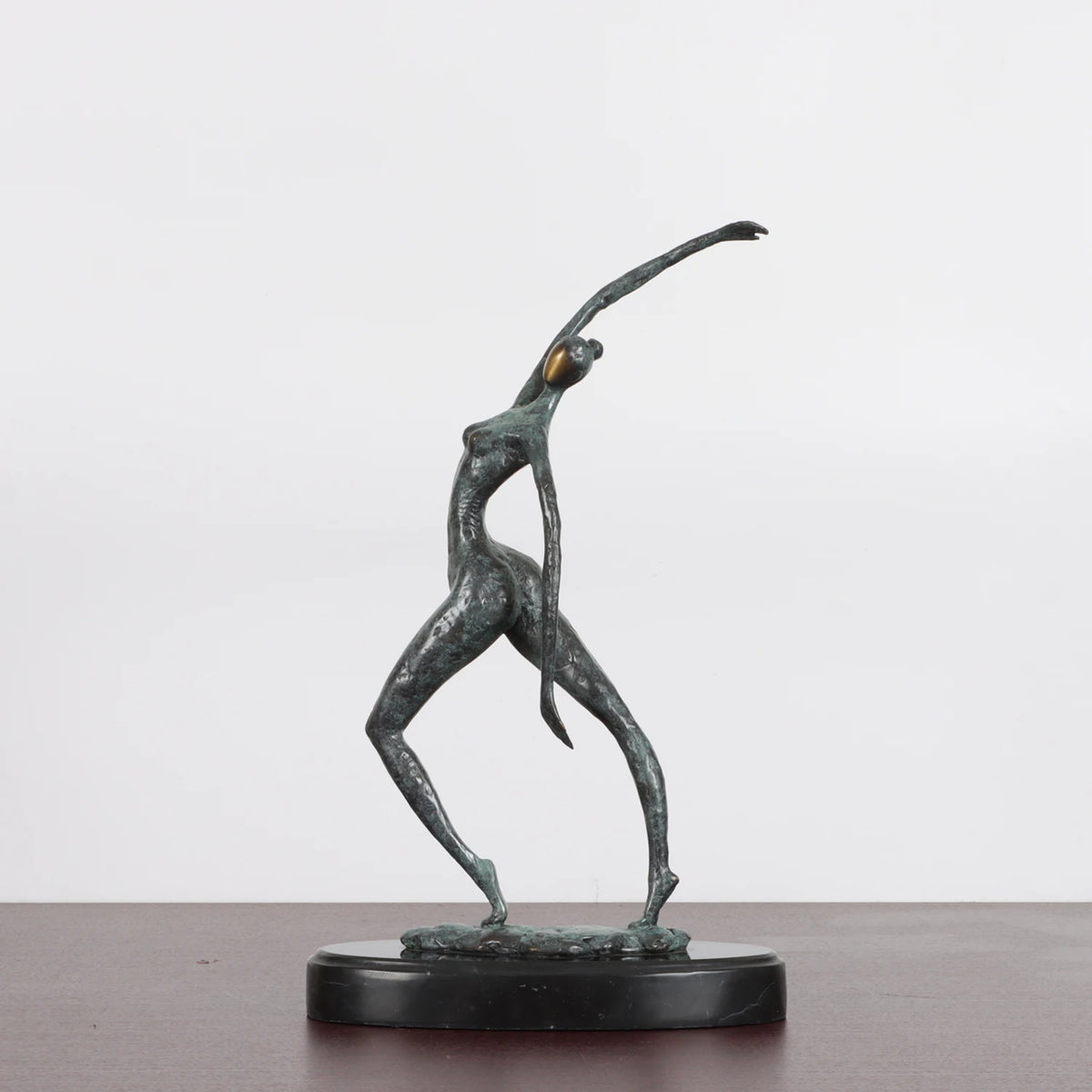 Stretching Lady Sculpture