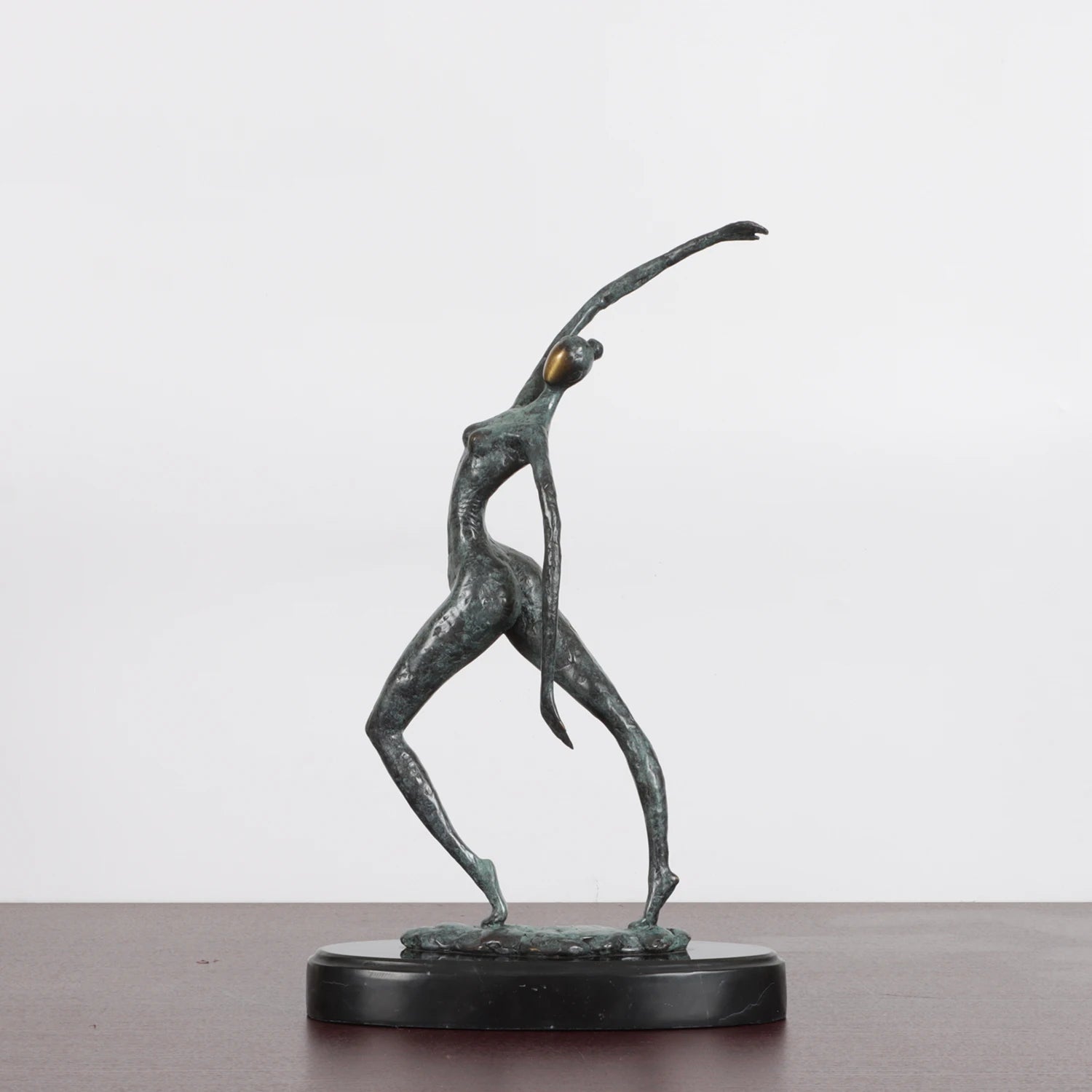 Stretching Lady Sculpture