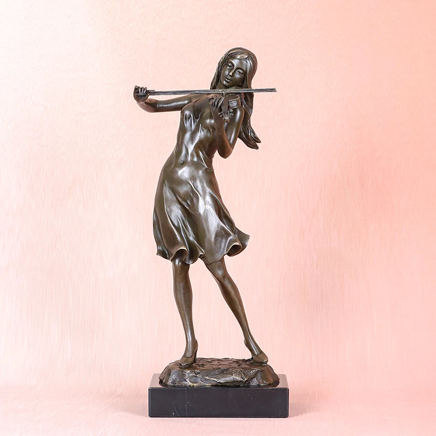 Violinist Sculpture