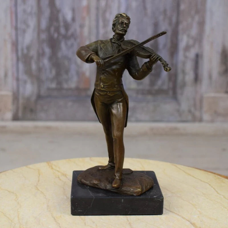 Violinist Statue