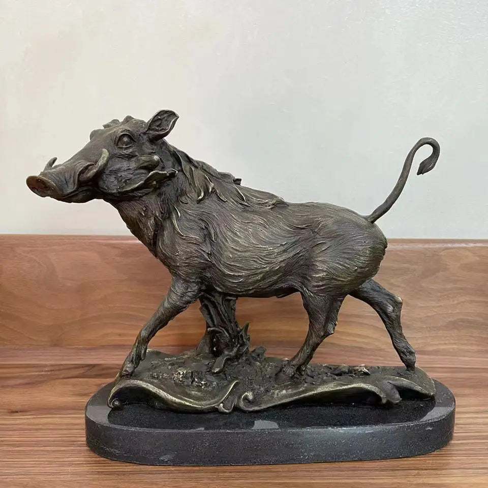Warthog Bronze Statue