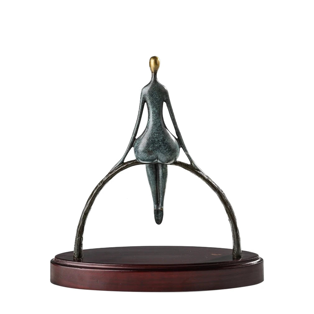 Woman Sitting Sculpture