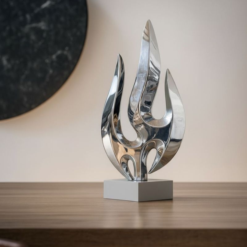 Abstract Flame Sculpture