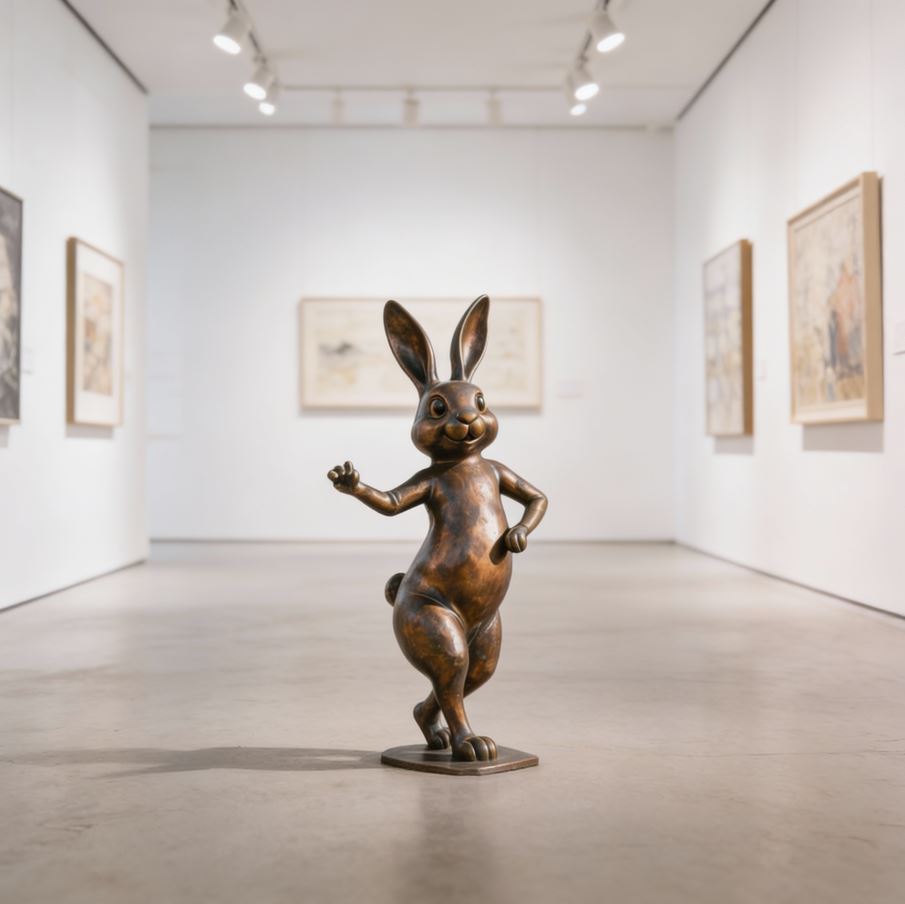 Bunny Sculpture Garden