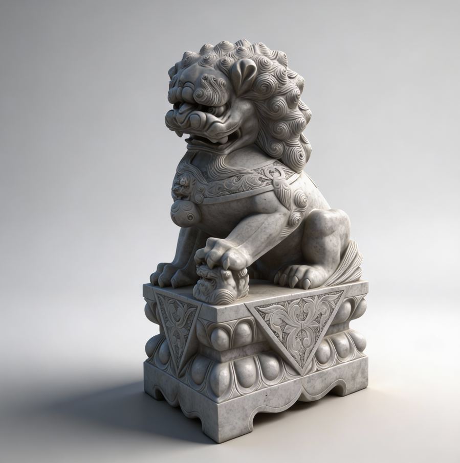 Chinese Lion Sculpture