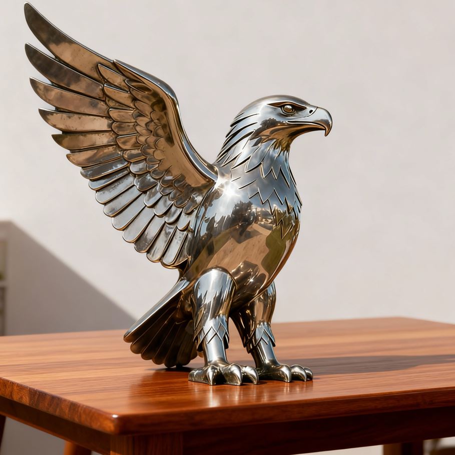 Eagle Statue Steel 