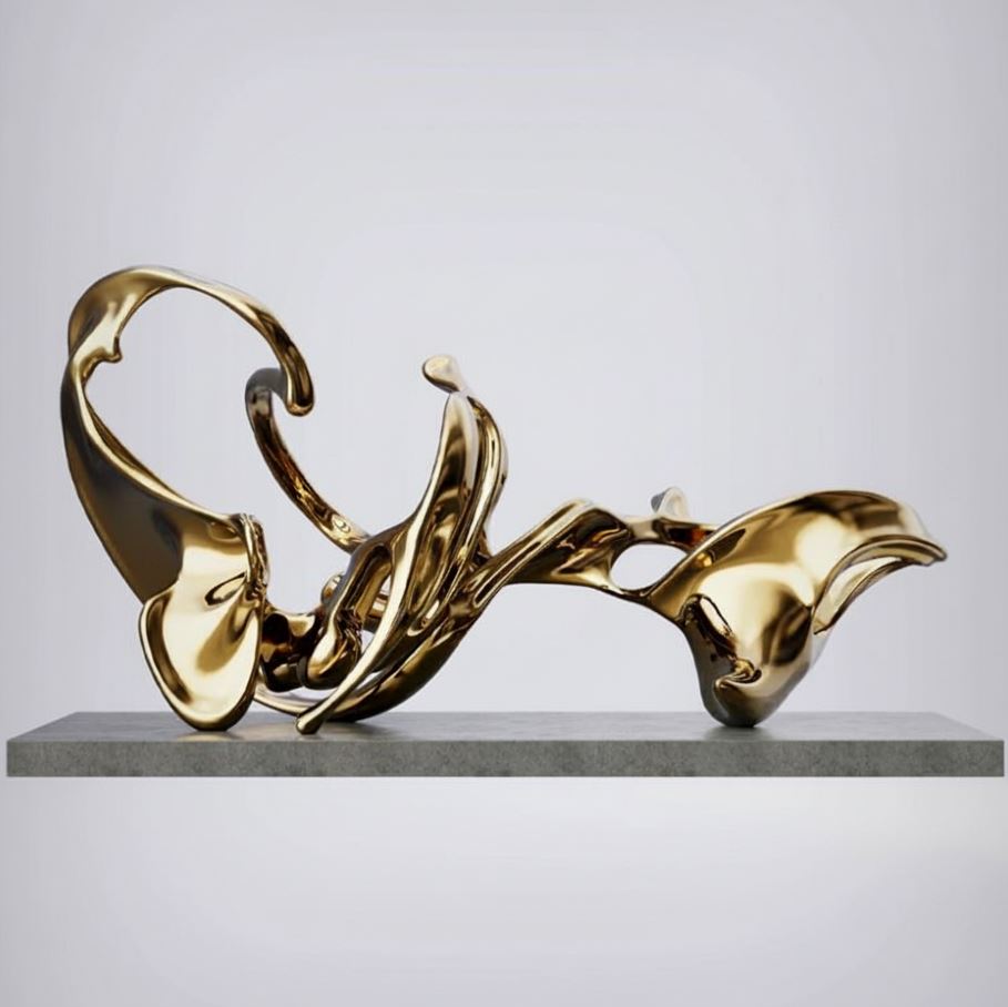 Fluid Abstract Sculpture