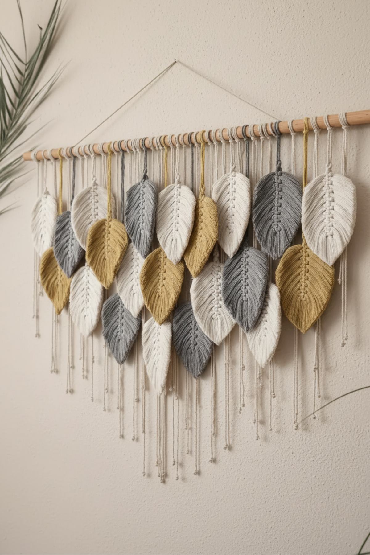 Leaf Macrame Wall Hanging