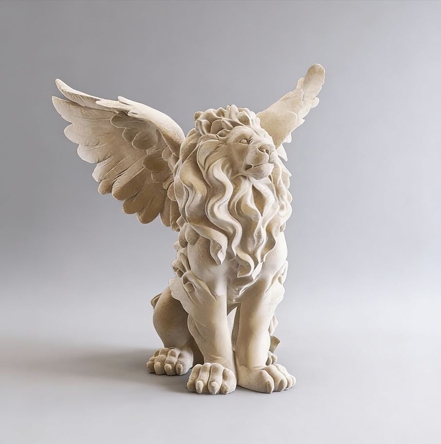 Lion Resin Sculpture