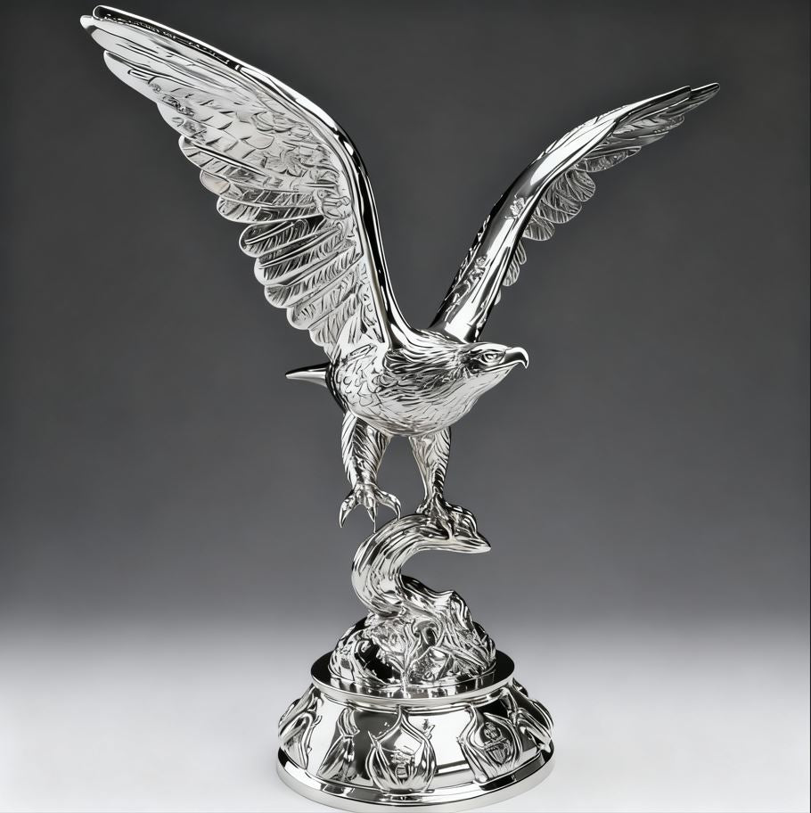 Metal Eagle Statue