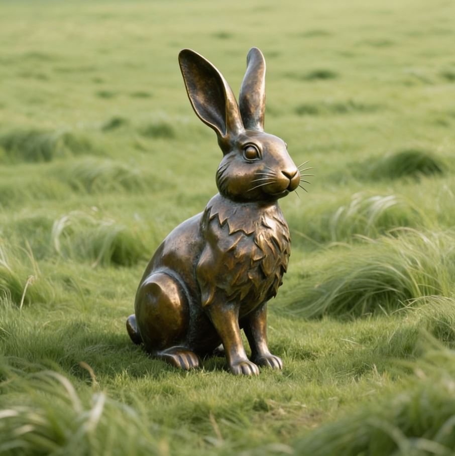 Metal Rabbit Art