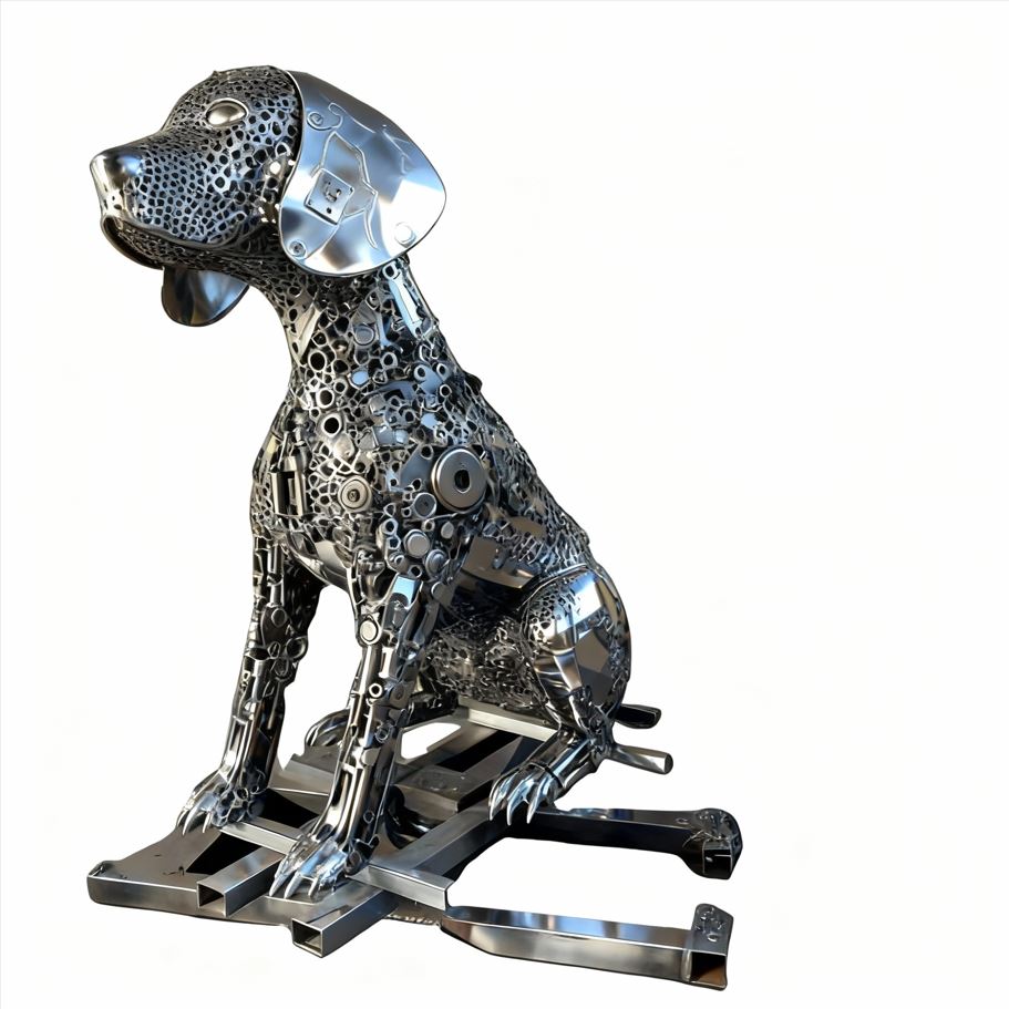 Robot Dog Sculpture