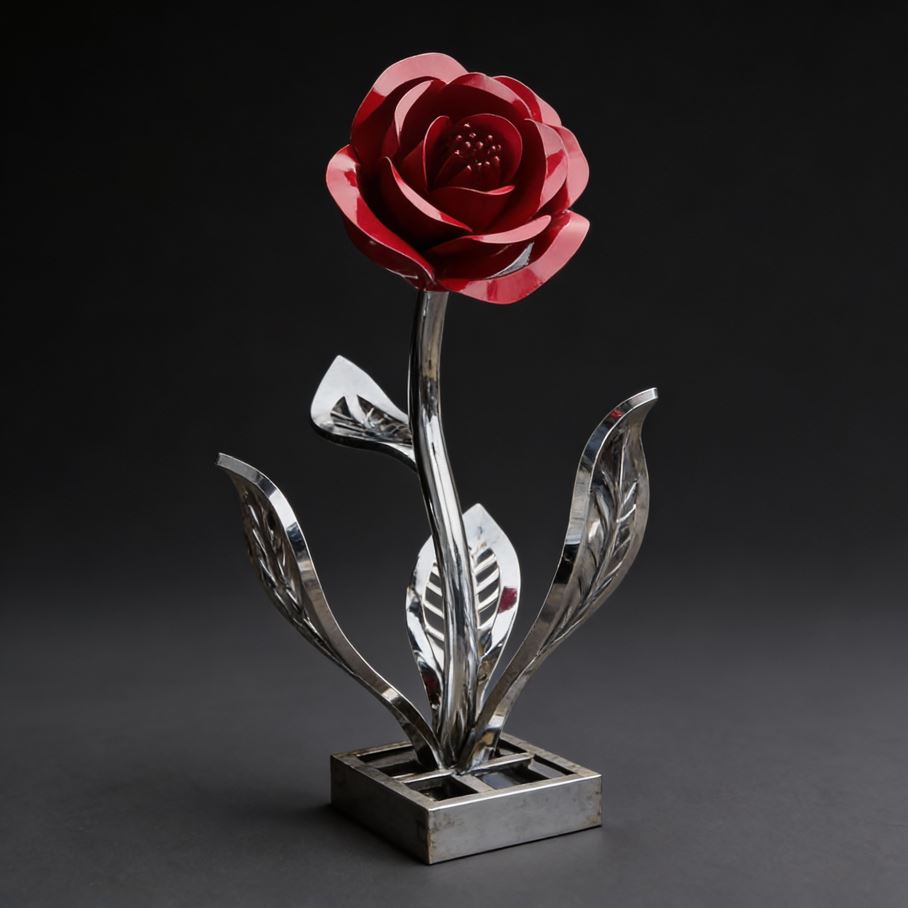 Rose Sculpture