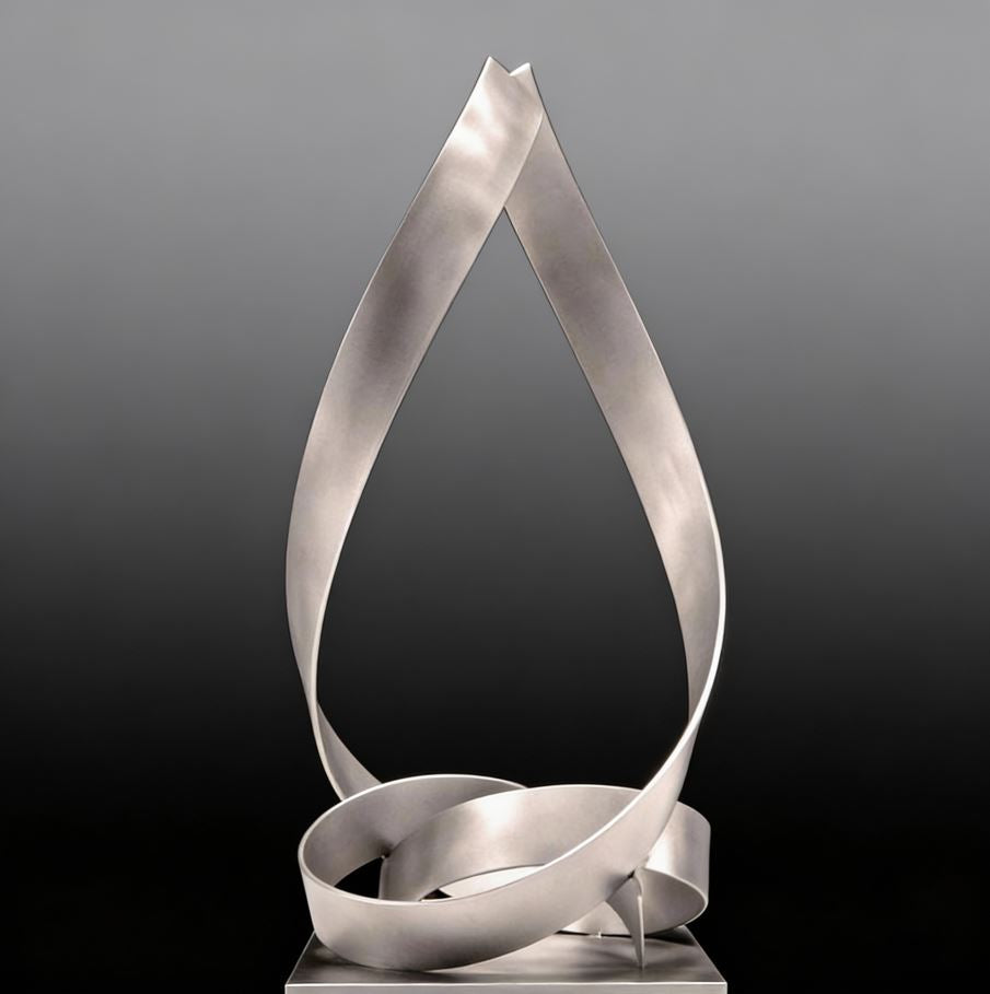 Steel Ribbon Sculpture