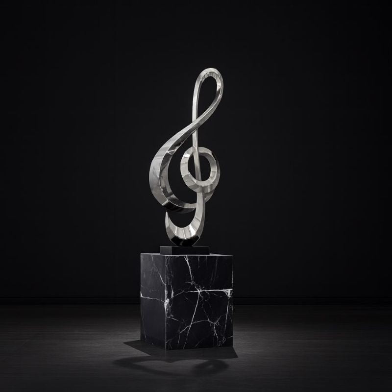 Treble Clef Sculpture
