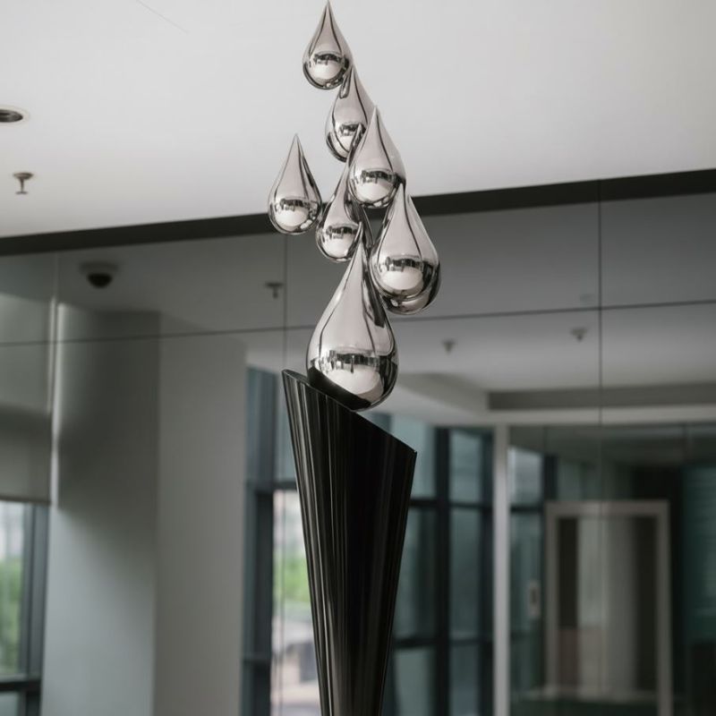 Water Droplet Sculpture